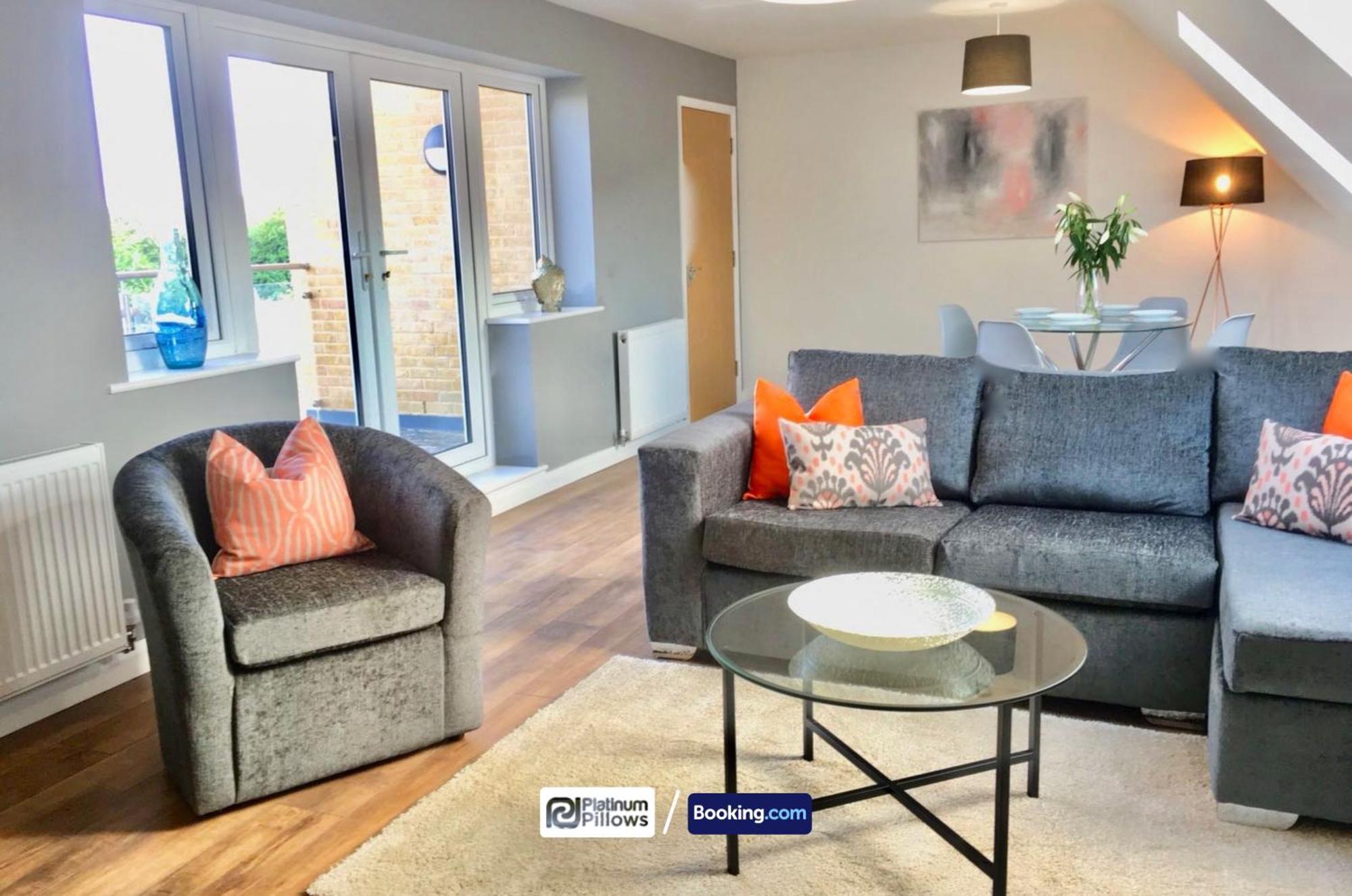 Modern Oxford 1Br Apt, Contractor & Family Accommodation, Near Oxford Hospitals And Science Park Exterior photo